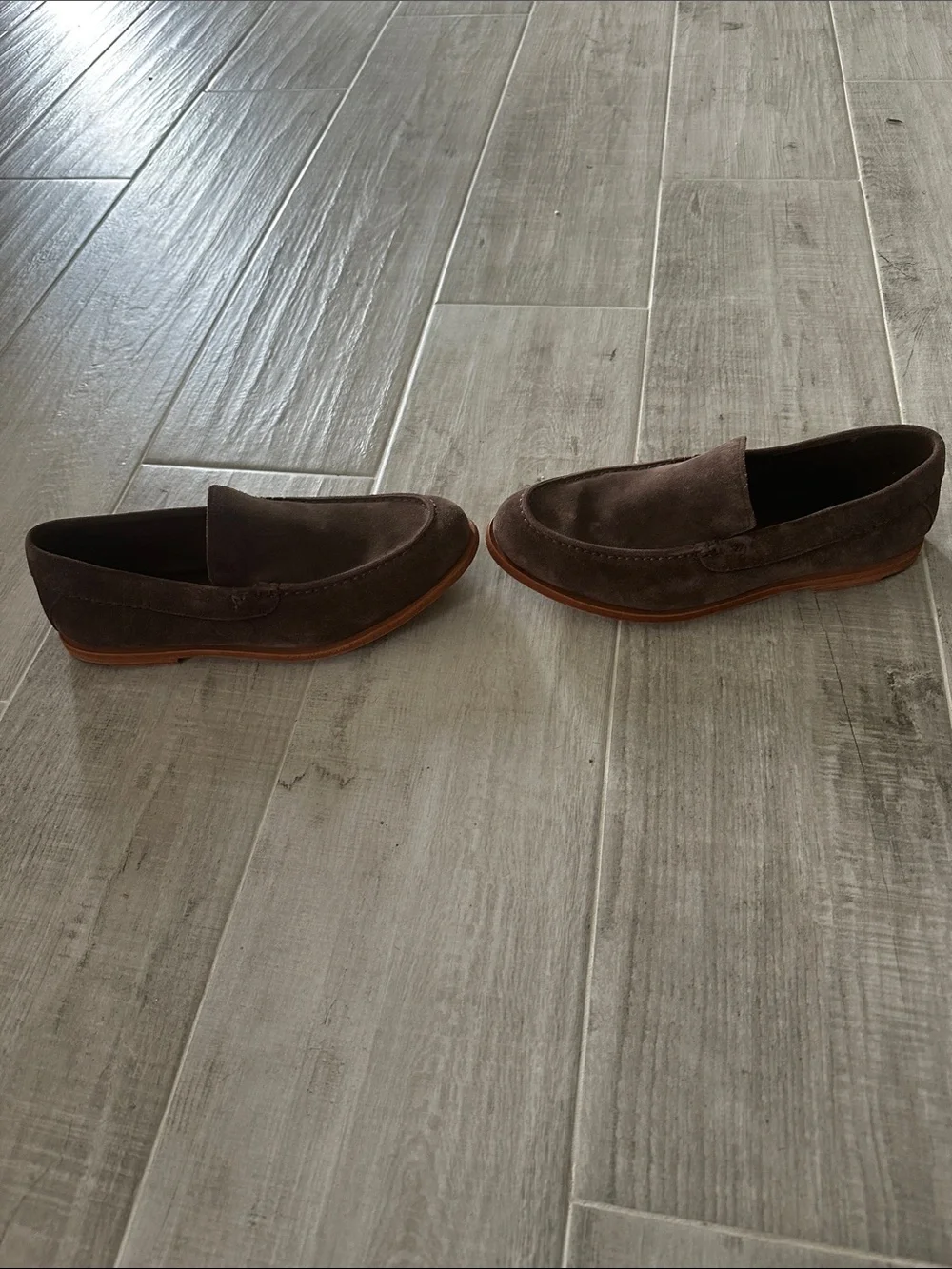 Men's Timberland Boot Company Suede Tauk Point Loafers - Brown - Picture 2 of 6